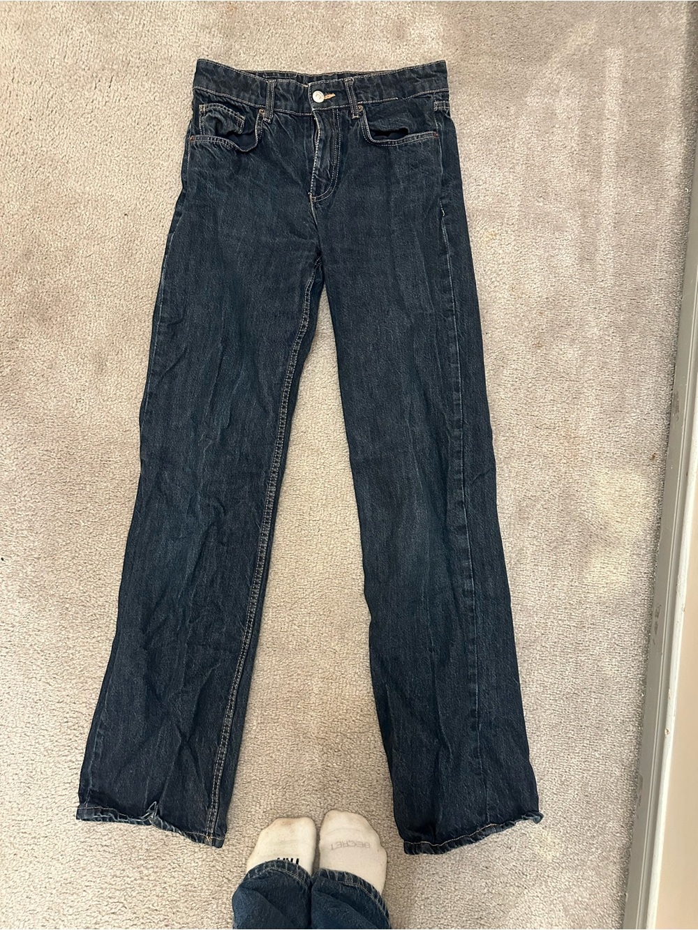 Zara Black Flare Jeans